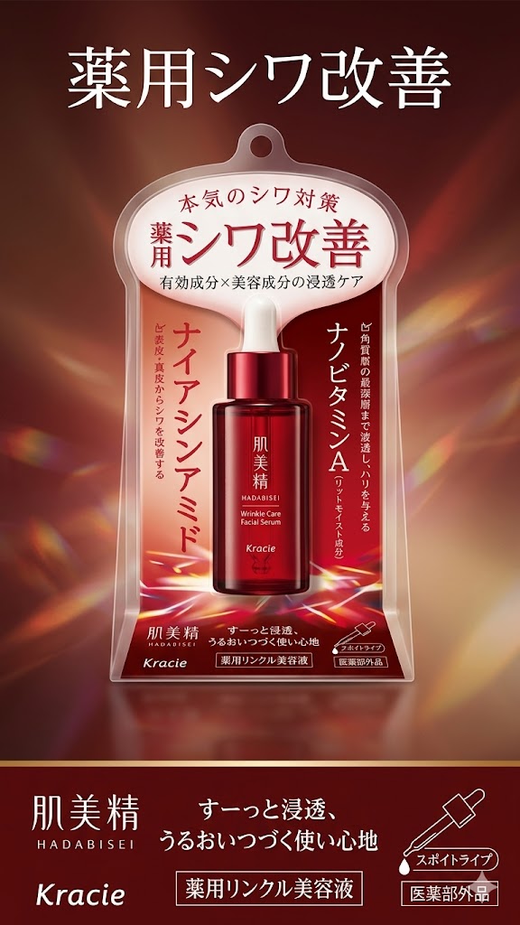 Kracie Hadabisei Wrinkle Care Facial Serum