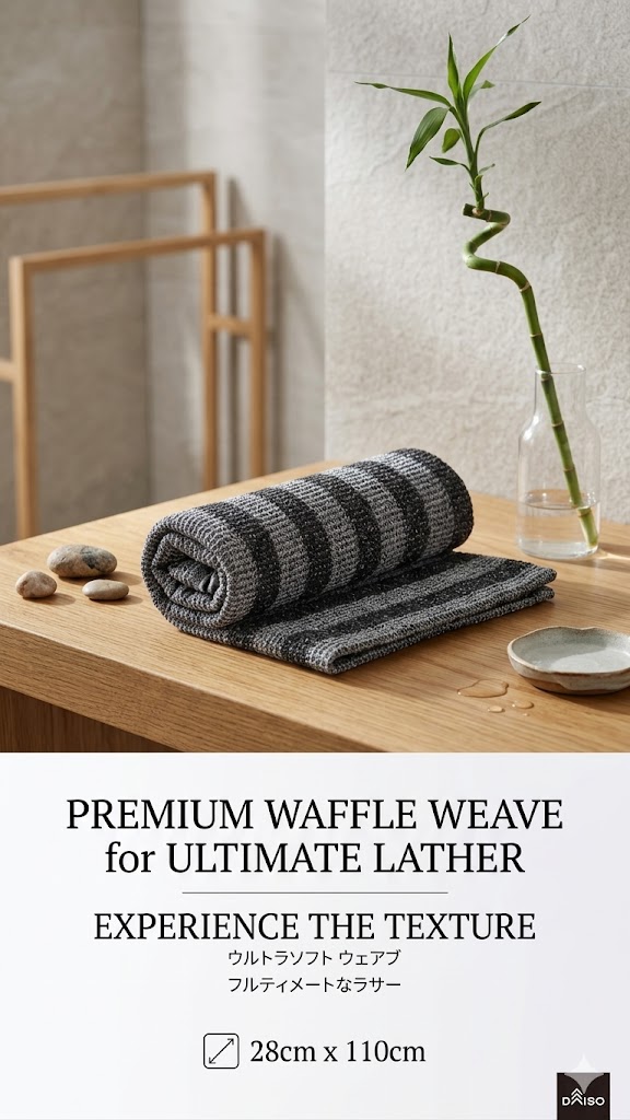 Daiso Men's Long Body Towel (Extra Long) - Image 2