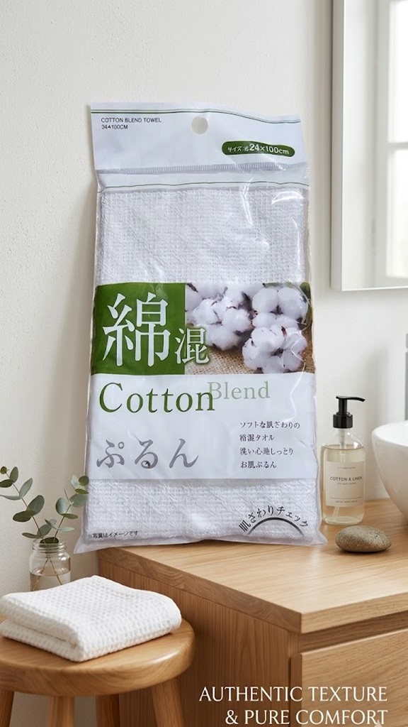 Cotton Blend Body Towel (For Girls)