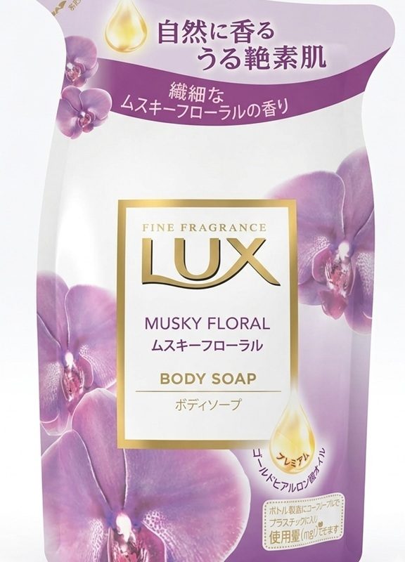 LUX Fine Fragrance Musky Floral Body Soap (Refill)