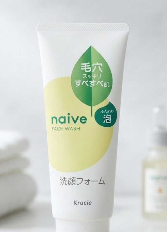 Kracie Naive Face Wash (Pore Clear / Green Tea variant)