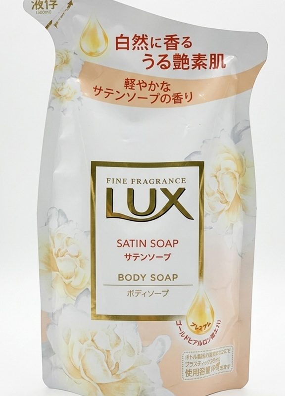 Lux Fine Fragrance Satin Soap Body Wash Refill