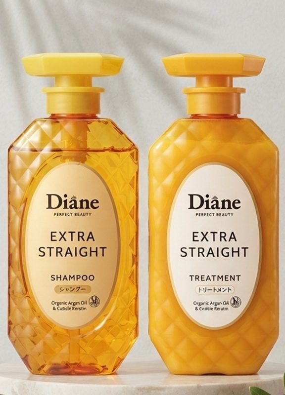 Moist Diane Perfect Beauty Extra Straight Shampoo and Treatment set
