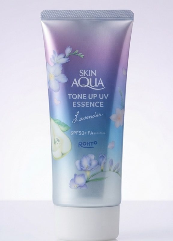 Skin Aqua Tone Up UV Essence (Lavender) (Pear and Floral fragrance)